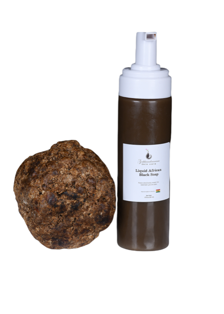100% Natural Liquid African Black Soap